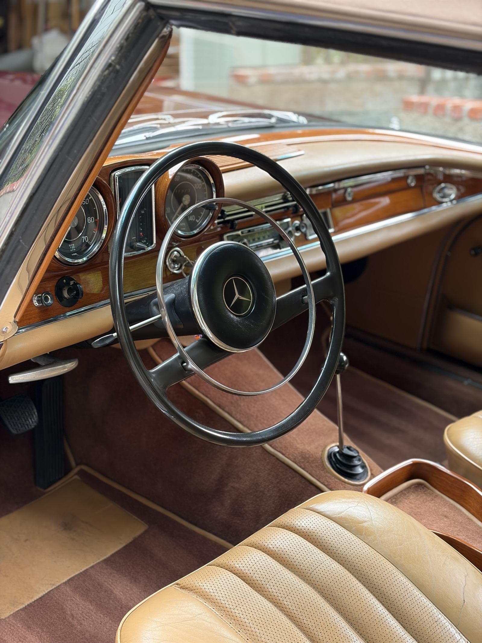 Classic Mercedes interior detailing by Heavenly Detail